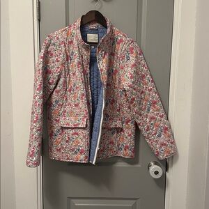 Multicolor quilted Floral Jacket